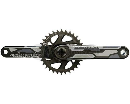 Шатуны TRUVATIV Descendant Troy Lee Designs Eagle DUB73 12 скоростей 165 32T Black