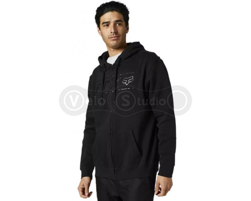 Толстовка FOX Pinnacle Zip Fleece Black Black розмір M