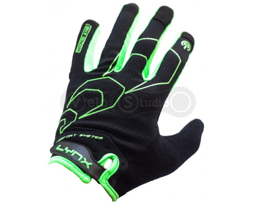 Велоперчатки LYNX All-Mountain BG Black/Green XL