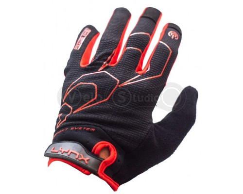 Велоперчатки LYNX All-Mountain BR Black/red XS