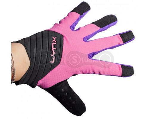 Вело перчатки LYNX Expert Long Pink M