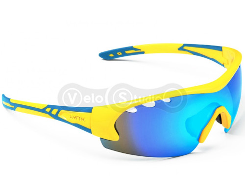Очки LYNX Detroit UKR сменные линзы shiny yellow/blue
