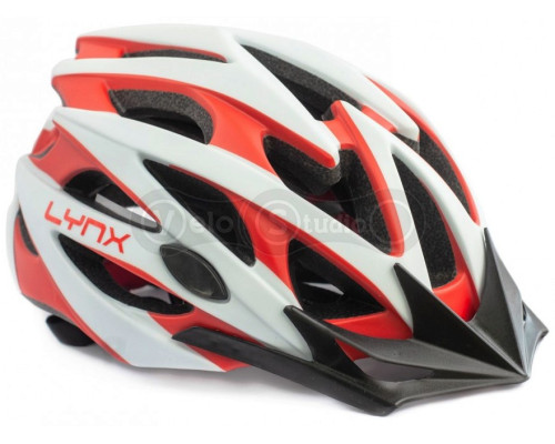 Шолом LYNX ValeDiSole-W-M Matt white/red M (55-58)
