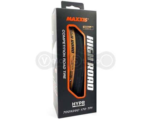 Покрышка MAXXIS HIGH ROAD 700X25C TPI-170 Foldable HYPR/ZK/ONE70/TANWALL