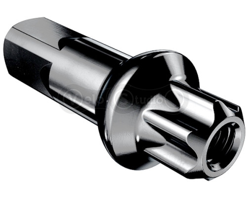 Ніпелі DT Swiss Squorx Pro Head Aluminium 1.8 x 15 mm чорні 100шт