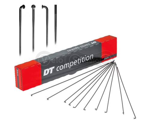 Спиці DT Swiss Competition Race Standard 1.8/1.6/1.8 мм 294 мм чорні 100шт