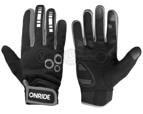 Перчатки ONRIDE Pleasure 20 серые размер M