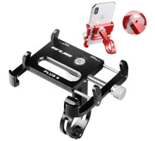 Утримувач гаджета GUB PLUS 9 на кермо алюмінієвий з поворотним механізмом чорний