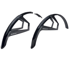 Комплект крыльев POLISPORT G-MUD GRAVEL 28 (50 мм) чёрные