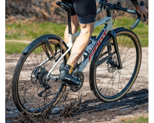 Комплект крыльев POLISPORT G-MUD GRAVEL 28 (50 мм) чёрные