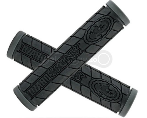 Грипси Lizard Skins LOGO dual compound 130 мм чорні