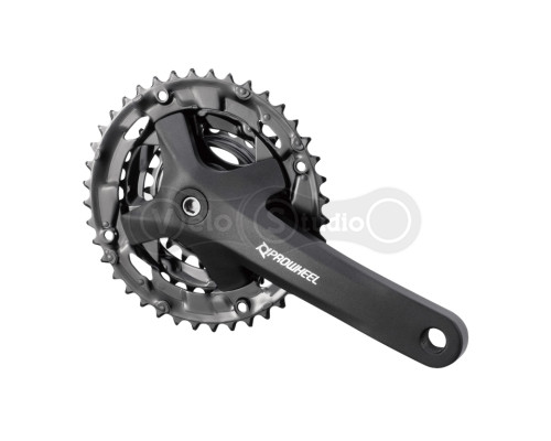 Шатуны PROWHEEL MPE-901, под квадрат, 170мм, 22-30-40Т, черные