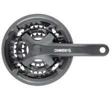 Шатуны ONRIDE Trio 920P, под квадрат, 170 мм, 22-32-44Т, 9 скоростей