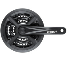 Шатуны ONRIDE Trio 910, под квадрат, 170 мм, 22-32-44Т, 9 скоростей