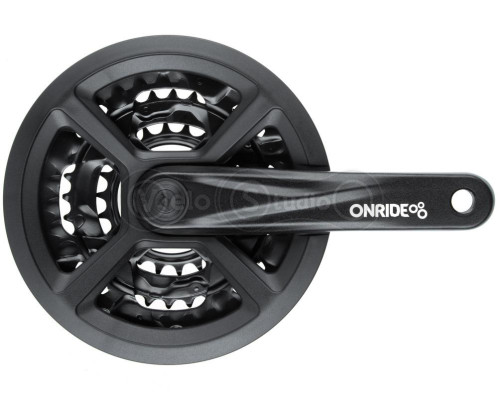 Шатуны ONRIDE Trio 910, под квадрат, 170 мм, 22-32-44Т, 9 скоростей