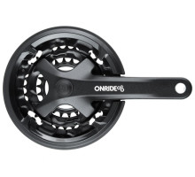Шатуны ONRIDE Trio 850P, под квадрат, 170 мм, 22-32-42Т, 8 скоростей