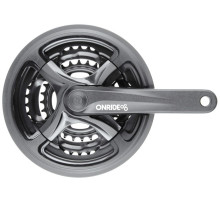 Шатуны ONRIDE Trio 840P, под квадрат, 170 мм, 28-38-48Т, на 8/7/6 скоростей