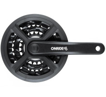 Шатуны ONRIDE Trio 810P, под квадрат, 170 мм, 22-32-42Т, на 8/7/6 скоростей