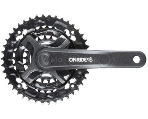 Шатуны ONRIDE Trio 810, под квадрат, 170 мм, 22-32-42Т, на 8/7/6 скоростей