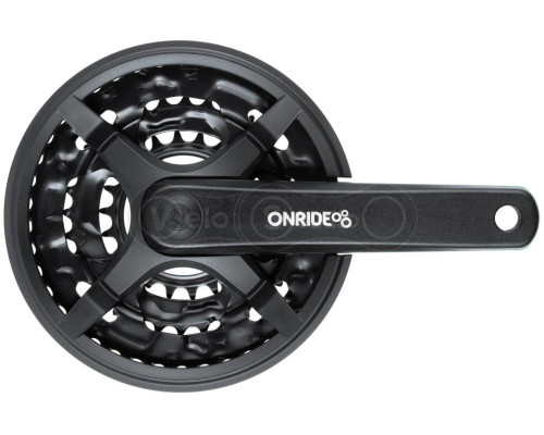 Шатуны ONRIDE Trio 830P, под квадрат, 170 мм, 22-32-42Т, 8/7/6 скоростей