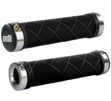 Грипсы ODI Cross Trainer MTB Lock-On Bonus Pack Black w/Silver Clamps