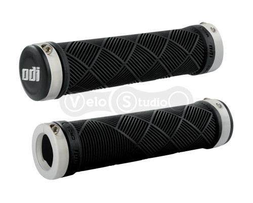 Грипсы ODI Cross Trainer MTB Lock-On Bonus Pack Black w/White Clamps
