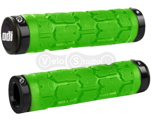 Грипсы ODI Rogue MTB Lock-On 130mm Bonus Pack Lime w/Black Clamps