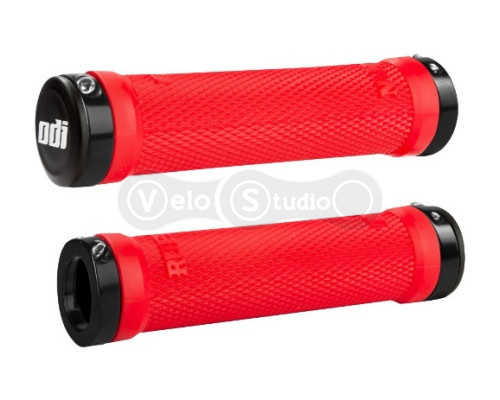 Грипси ODI Ruffian MTB Lock-On Bonus Pack Bright Red w/Black Clamps