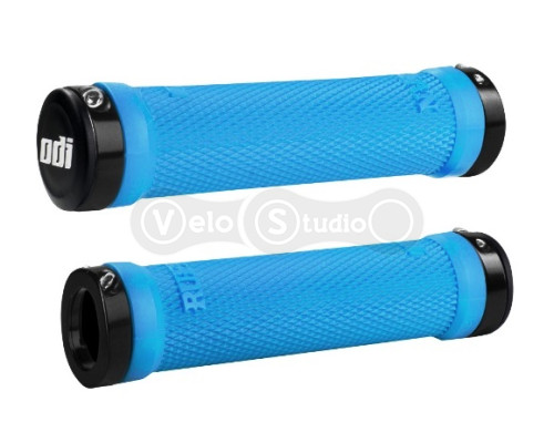 Грипси ODI Ruffian MTB Lock-On Bonus Pack Bright Blue w/Black Clamps
