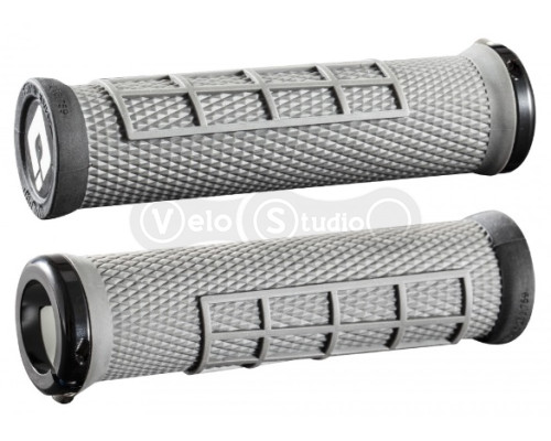 Грипсы ODI Elite Flow, V2.1 Lock On, Graphite Black w/Black Clamp