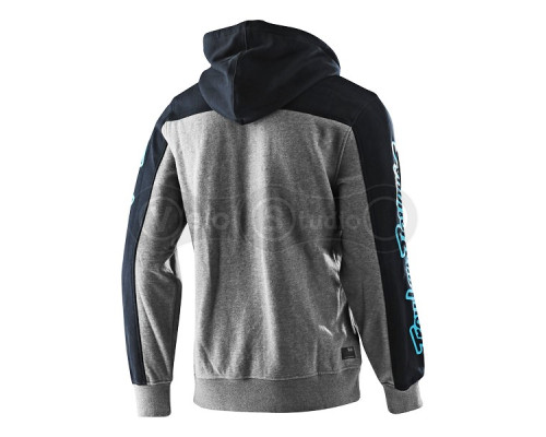 Худі TLD Block Signature PO Hoodie [Gray Heather/Blue] розмір XL