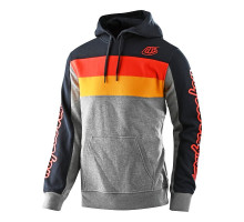 Худи TLD Block Signature PO Hoodie [Gray Heather/Orange] размер S