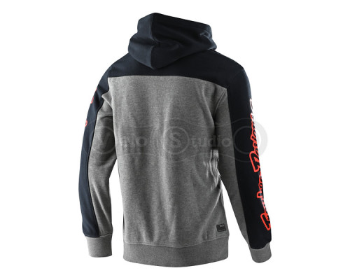 Худи TLD Block Signature PO Hoodie [Gray Heather/Orange] размер S