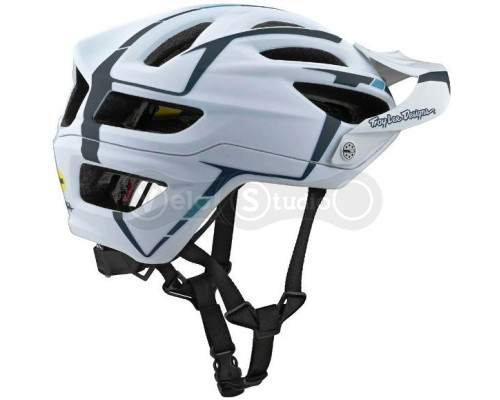 Вело шолом TLD A2 Mips Helmet [Sliver White/Marine] M/L (57-59 см)