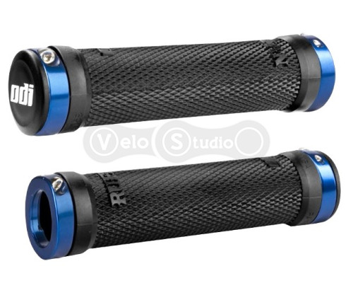 Грипси ODI Ruffian MTB Lock-On Bonus Pack Black w/Blue Clamps