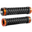 Грипсы ODI Vans® Lock-On Grips, Black w/ Orange Clamps
