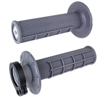 Мото грипсы ODI MX V2 Lock-On Half-Waffle Graphite