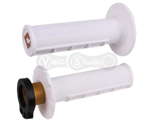 Мото грипси ODI MX V2 Lock-On Half-Waffle White PR