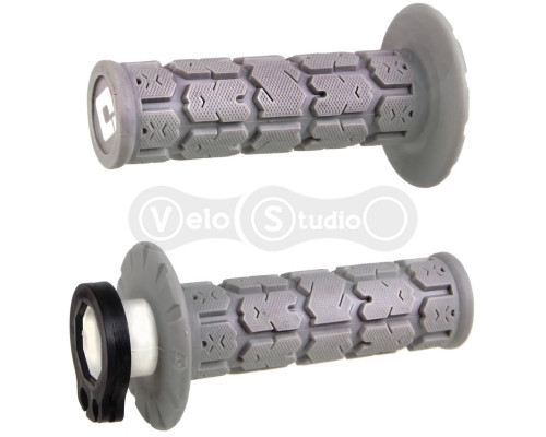 Мото грипсы ODI MX V2 Lock-On; Rogue Grip - Soft Grey