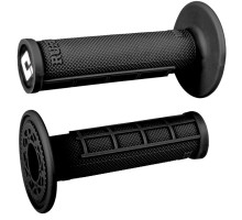 Мото грипсы ODI MX 1/2 Waffle Single-Ply, BLACK/White Icon