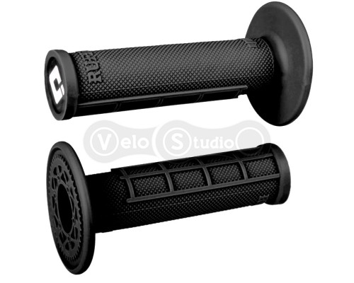 Мото грипсы ODI MX 1/2 Waffle Single-Ply, BLACK/White Icon