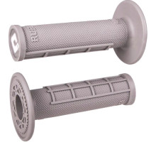 Мото грипсы ODI MX 1/2 Waffle Single-Ply, SOFT-GREY/Whit