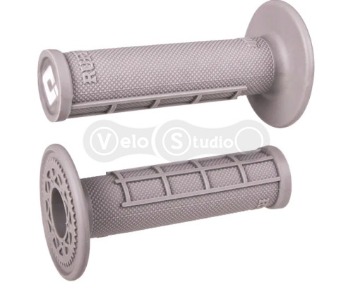Мото грипсы ODI MX 1/2 Waffle Single-Ply, SOFT-GREY/Whit