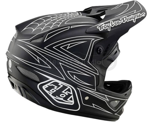 Вело шлем TLD D3 Fiberlite Helmet [SpiderStripe BLk] M (56-57 см)