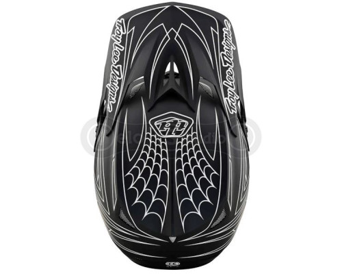 Вело шлем TLD D3 Fiberlite Helmet [SpiderStripe BLk] M (56-57 см)