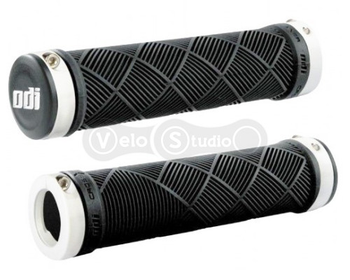 Грипси ODI Ruffian MTB Lock-On Bonus Pack Black w/White Clamps