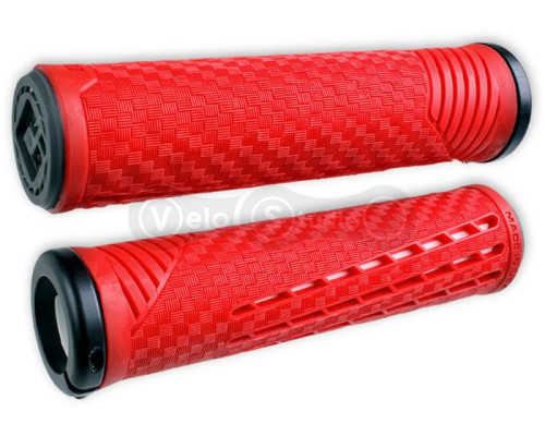 Грипсы ODI CF Grip v2.1 Lock-On Red / White