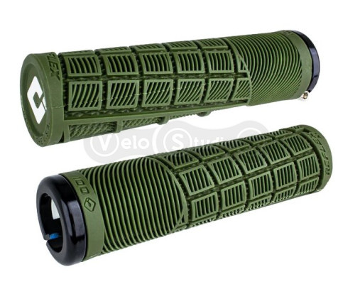 Грипсы ODI Reflex XL v2.1 Lock-On MTB Closed End 135mm Army Green
