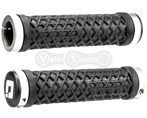Грипсы ODI Vans® Lock-On Grips Black w/ White Clamp