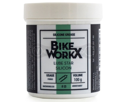 Густе мастило BikeWorkX Lube Star Silicon банку 100 грам